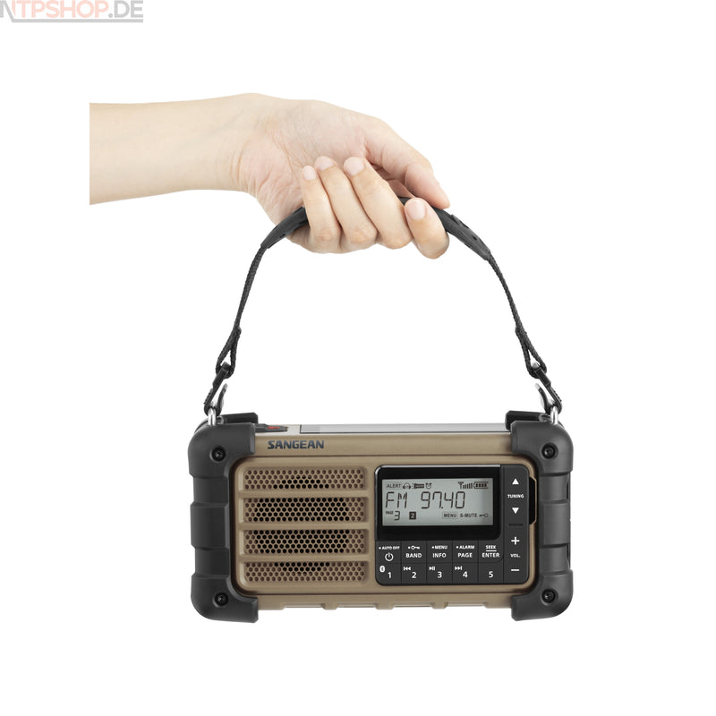 Laden Sie das Bild in Galerie -Viewer, Sangean MMR-99+ AM/FM Radio mit Handkurbel und Solar - New-Tech-Products GmbH NTP NTPShop.de www.ntpshop.de www.new-tech-products.de all4living Onlineshop Online Store Gadgets Elektrogeräte