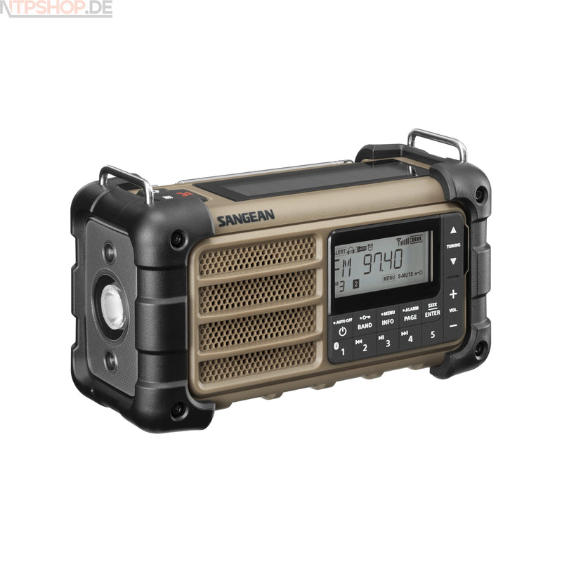 Laden Sie das Bild in Galerie -Viewer, Sangean MMR-99+ AM/FM Radio mit Handkurbel und Solar - New-Tech-Products GmbH NTP NTPShop.de www.ntpshop.de www.new-tech-products.de all4living Onlineshop Online Store Gadgets Elektrogeräte