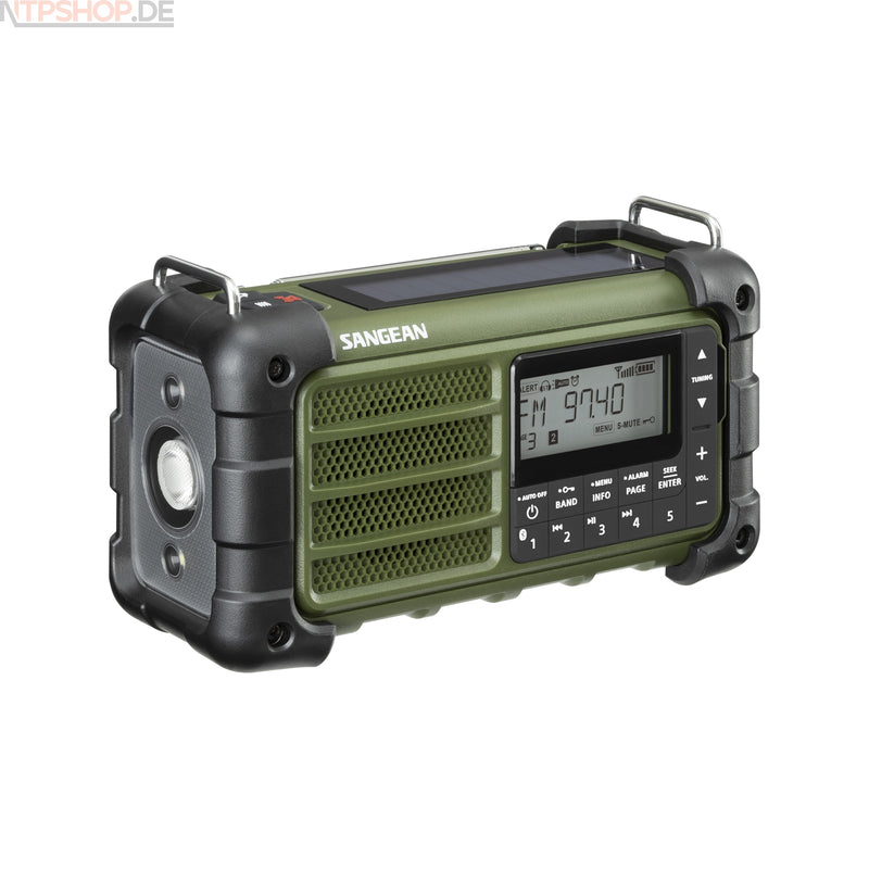 Laden Sie das Bild in Galerie -Viewer, Sangean MMR-99+ AM/FM Radio mit Handkurbel und Solar - New-Tech-Products GmbH NTP NTPShop.de www.ntpshop.de www.new-tech-products.de all4living Onlineshop Online Store Gadgets Elektrogeräte