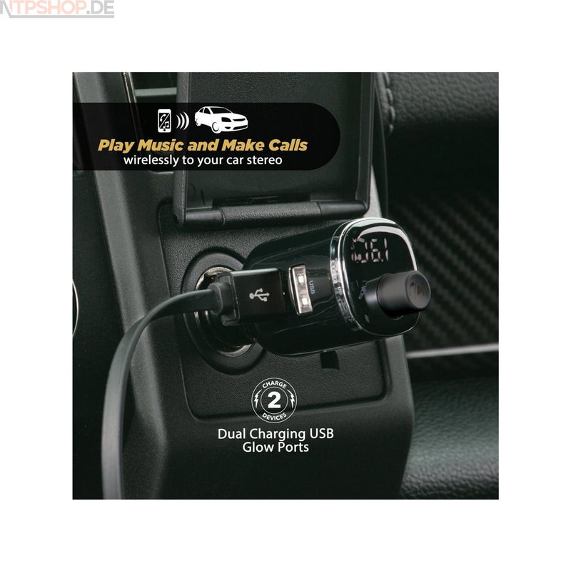 Laden Sie das Bild in Galerie -Viewer, Scosche BTFM4 FM Transmitter mit Bluetooth und 2 USB Ports B-Ware (R1K3)