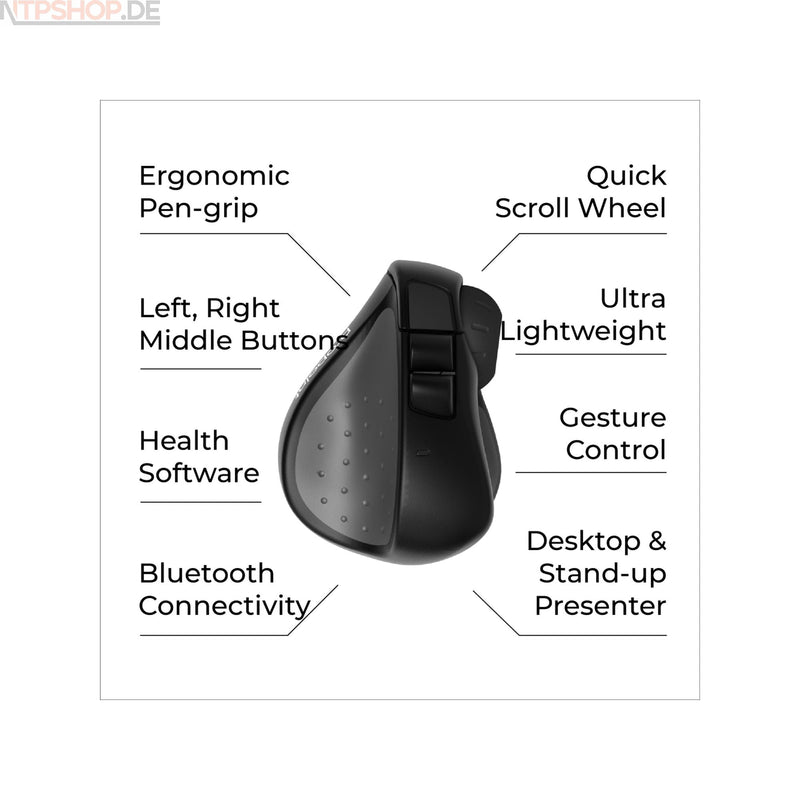 Laden Sie das Bild in Galerie -Viewer, Swiftpoint SM600-S ProPoint Ergonmische Wireless PC Maus - New-Tech-Products GmbH NTP NTPShop.de www.ntpshop.de www.new-tech-products.de all4living Onlineshop Online Store Gadgets Elektrogeräte