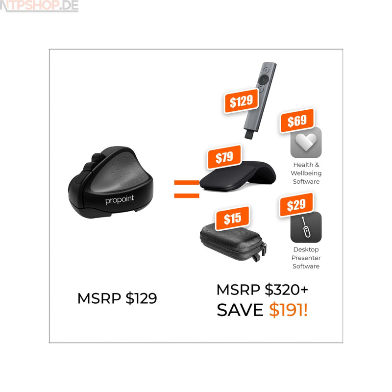Laden Sie das Bild in Galerie -Viewer, Swiftpoint SM600-S ProPoint Ergonmische Wireless PC Maus - New-Tech-Products GmbH NTP NTPShop.de www.ntpshop.de www.new-tech-products.de all4living Onlineshop Online Store Gadgets Elektrogeräte
