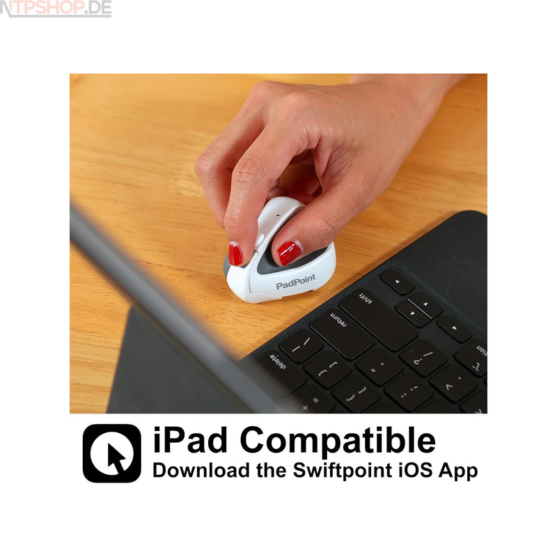 Laden Sie das Bild in Galerie -Viewer, Swiftpoint SM603-S PadPoint Wireless ergnonomische Maus weiß