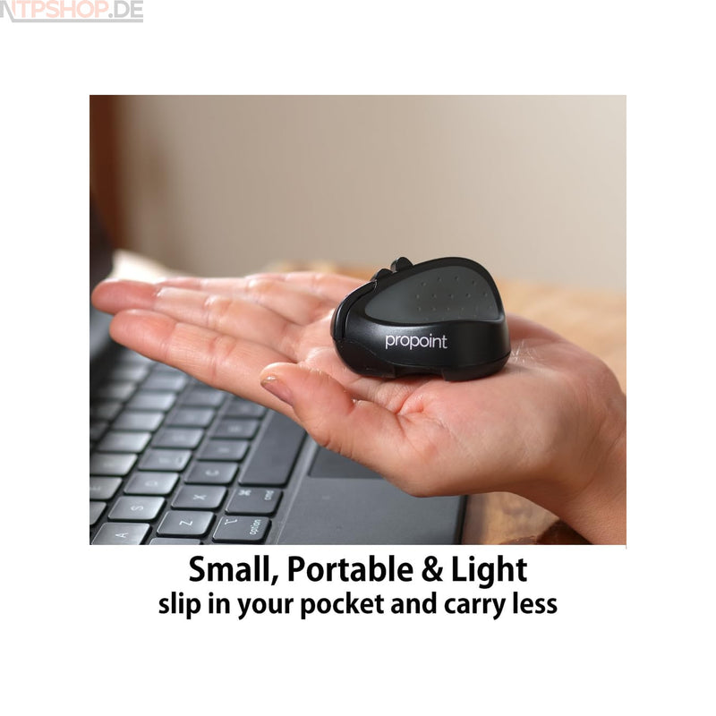 Laden Sie das Bild in Galerie -Viewer, Swiftpoint SM600-S ProPoint Wireless Mini Maus & Presenter Bluetooth ergonomisch