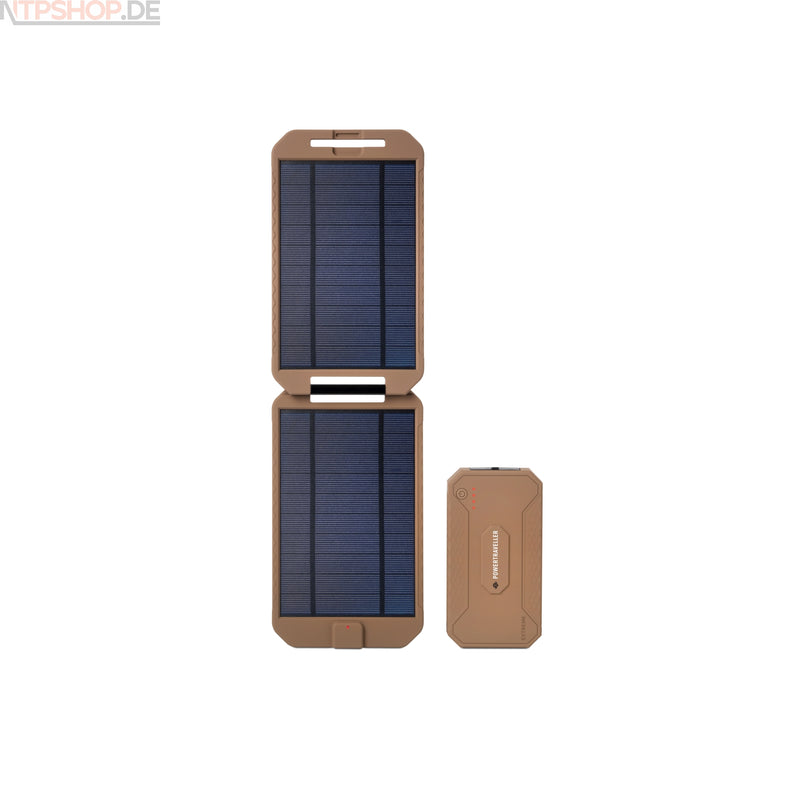Laden Sie das Bild in Galerie -Viewer, Powertraveller Xtreme Tactical PTL-EXT001TAC Solarmodul mit Powerbank
