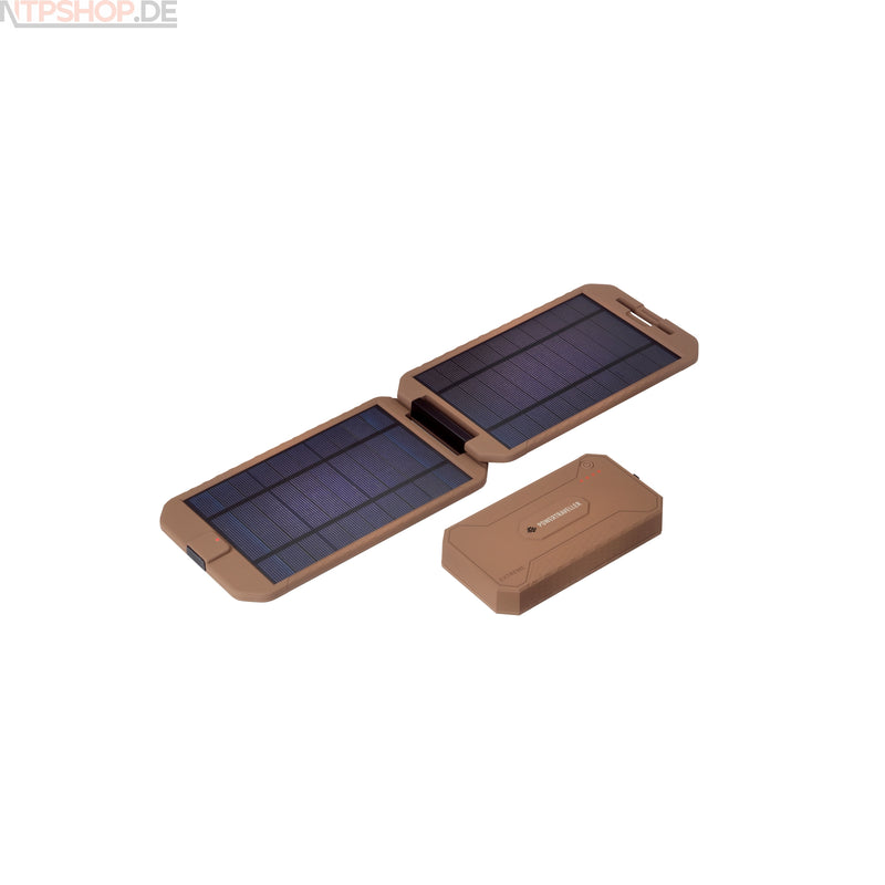 Laden Sie das Bild in Galerie -Viewer, Powertraveller Xtreme Tactical PTL-EXT001TAC Solarmodul mit Powerbank