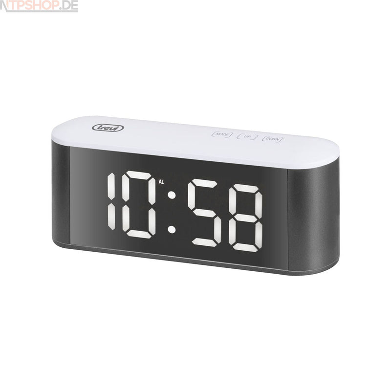 Laden Sie das Bild in Galerie -Viewer, Trevi EC 883 BL Digitaluhr mit großem Display und Thermometer - New-Tech-Products GmbH NTP NTPShop.de www.ntpshop.de www.new-tech-products.de all4living Onlineshop Online Store Gadgets Elektrogeräte