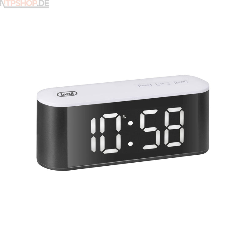 Laden Sie das Bild in Galerie -Viewer, Trevi EC 883 BL Digitaluhr mit großem Display und Thermometer - New-Tech-Products GmbH NTP NTPShop.de www.ntpshop.de www.new-tech-products.de all4living Onlineshop Online Store Gadgets Elektrogeräte
