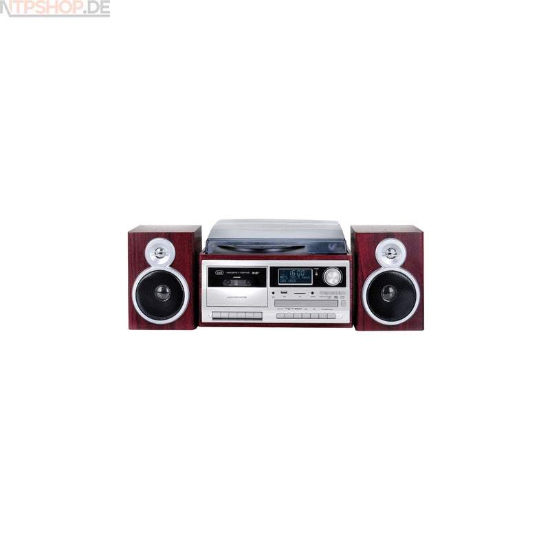 Laden Sie das Bild in Galerie -Viewer, Trevi TT 1072DAB Retro-Stereoanlage mit DAB+ B-Ware - New-Tech-Products GmbH NTP NTPShop.de www.ntpshop.de www.new-tech-products.de all4living Onlineshop Online Store Gadgets Elektrogeräte