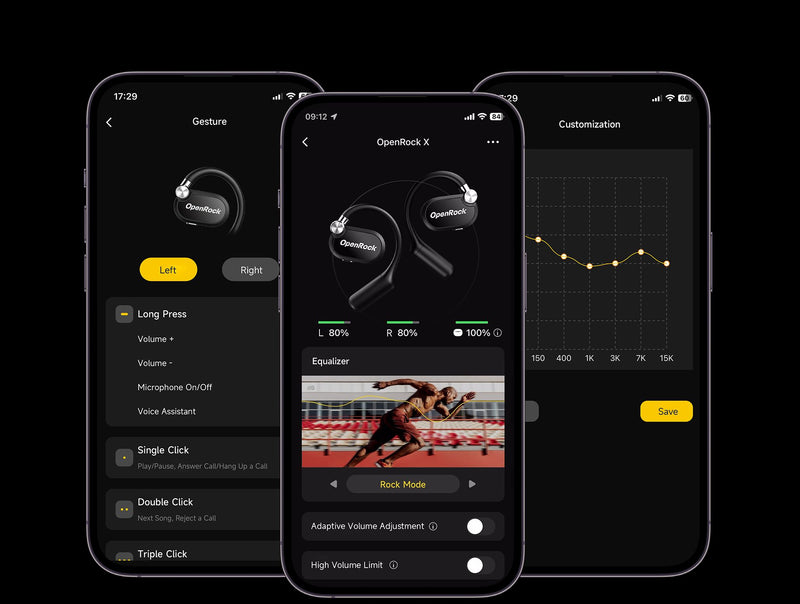 Laden Sie das Bild in Galerie -Viewer, OneOdio OpenRock X - Open-Ear Luftschall-Ohrhörer B-Ware (R1K3)