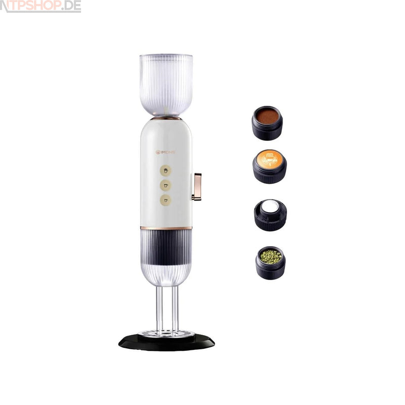 Laden Sie das Bild in Galerie -Viewer, Dreiklang - be smart® 4-1 Machine weiß 4 in1 Espressomaschine und Teezubereiter