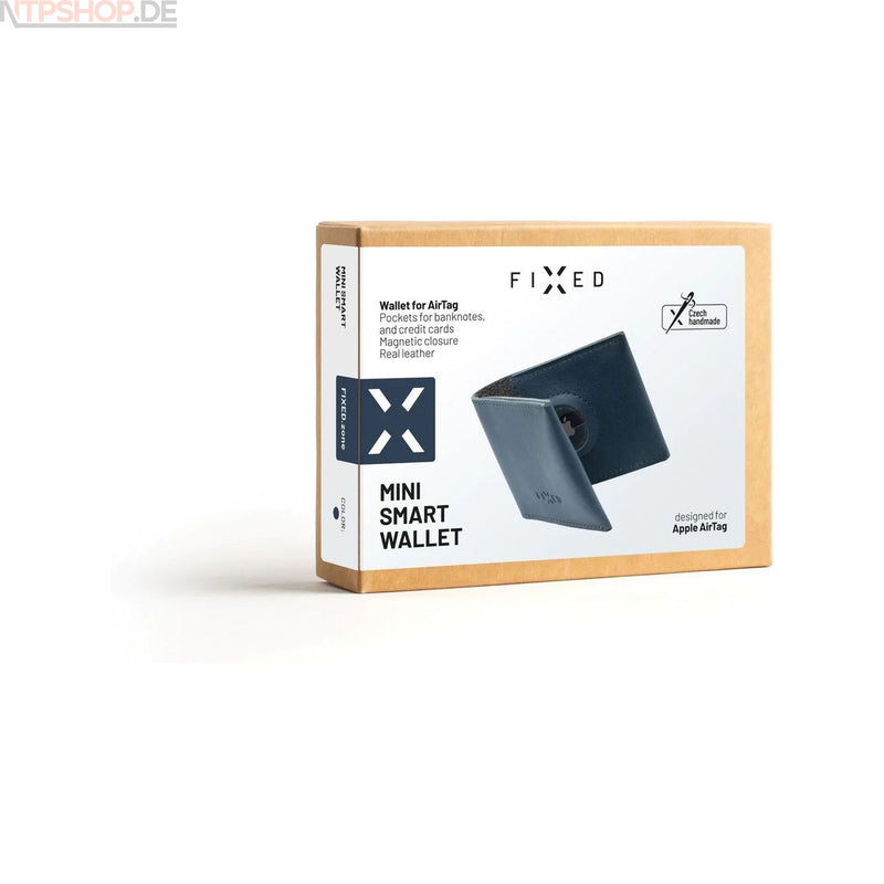Laden Sie das Bild in Galerie -Viewer, FIXED FIXWAT-SMMW2-BL Leatherwallet for Apple AirTag - New-Tech-Products GmbH NTP NTPShop.de www.ntpshop.de www.new-tech-products.de all4living Onlineshop Online Store Gadgets Elektrogeräte
