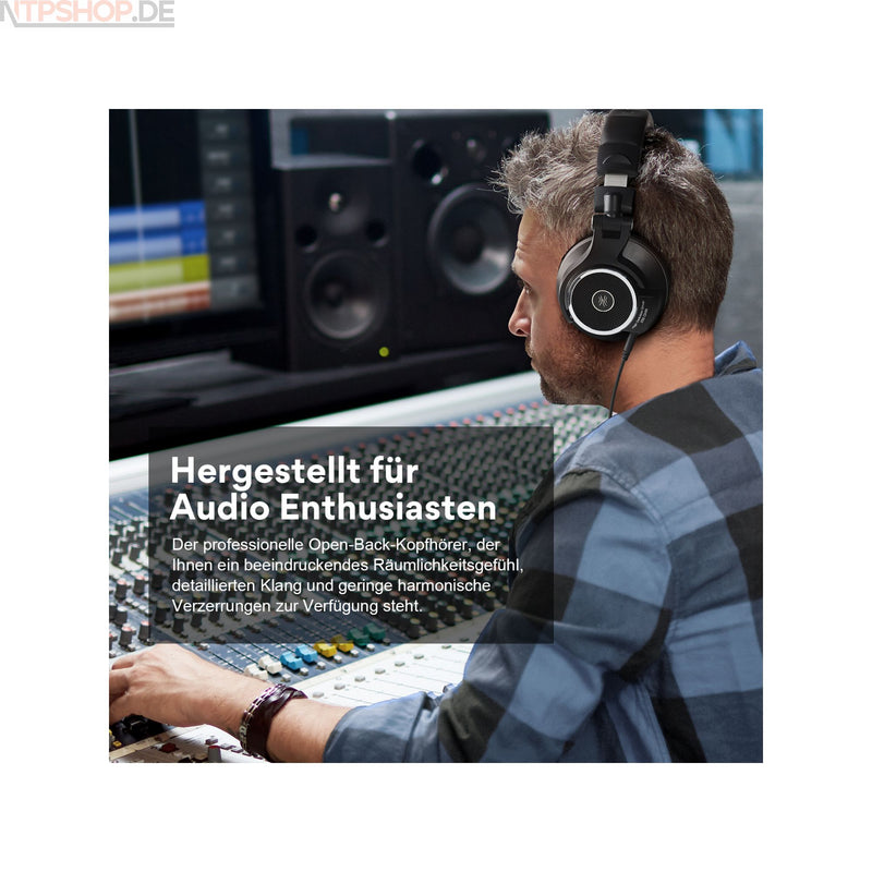 Laden Sie das Bild in Galerie -Viewer, OneOdio Monitor 80 Headset Kopfhörer schwarz B-Ware (R1F2)