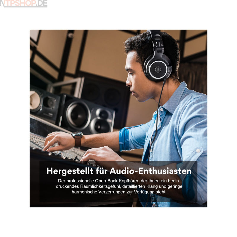 Laden Sie das Bild in Galerie -Viewer, OneOdio Monitor 80 Headset Kopfhörer schwarz B-Ware (R1F2)