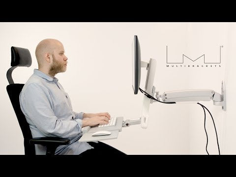 Laden und spielen Sie Video in Galerie -Viewer, Multibrackets 4351 M Workstation Arm Single