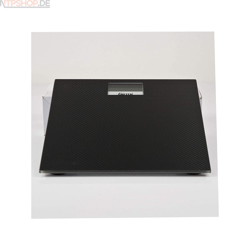 Laden Sie das Bild in Galerie -Viewer, Girmi BP27 Personenwaage mit Trittbrett aus gehärtetem Glas 30x30 cm und einem großen digitalen Display Carbon-Optik - New-Tech-Products GmbH NTP NTPShop.de www.ntpshop.de www.new-tech-products.de all4living Onlineshop Online Store Gadgets Elektrogeräte
