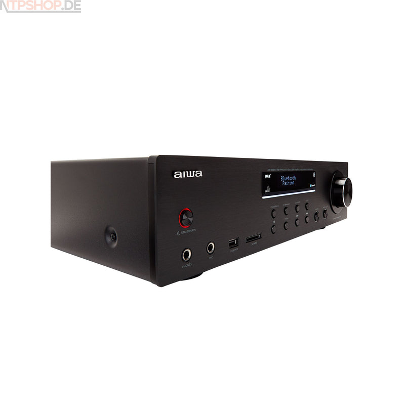 Laden Sie das Bild in Galerie -Viewer, Aiwa AMR-200DAB/BK Verstärker - New-Tech-Products GmbH NTP NTPShop.de www.ntpshop.de www.new-tech-products.de all4living Onlineshop Online Store Gadgets Elektrogeräte