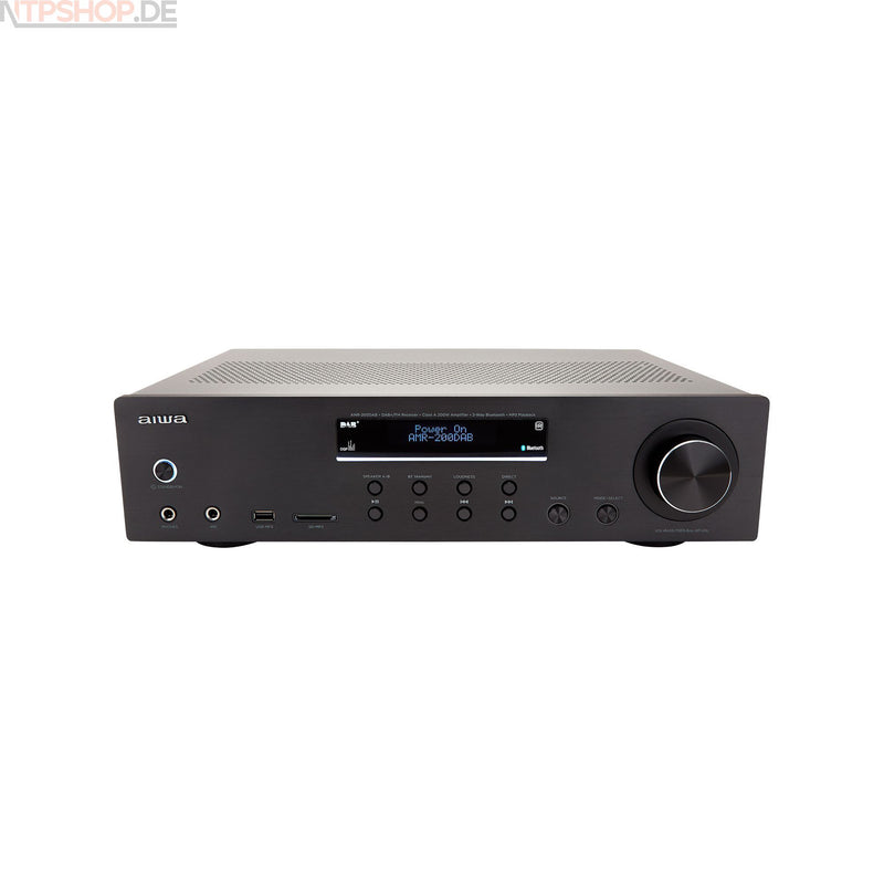 Laden Sie das Bild in Galerie -Viewer, Aiwa AMR-200DAB/BK Verstärker - New-Tech-Products GmbH NTP NTPShop.de www.ntpshop.de www.new-tech-products.de all4living Onlineshop Online Store Gadgets Elektrogeräte