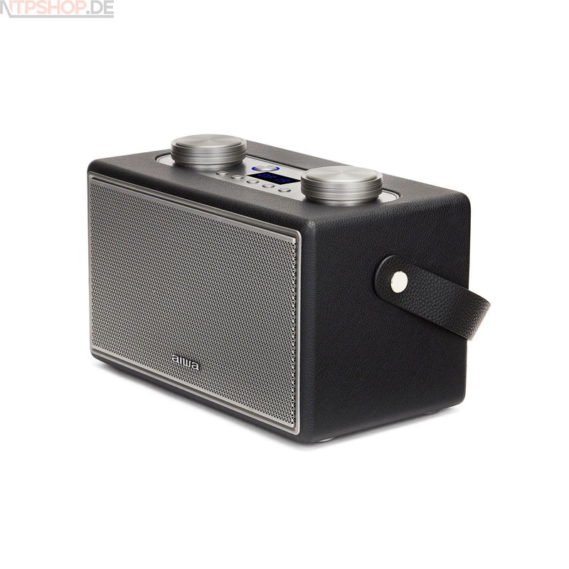 Laden Sie das Bild in Galerie -Viewer, Aiwa BSTU-800BK Vintage-Lautsprecher - New-Tech-Products GmbH NTP NTPShop.de www.ntpshop.de www.new-tech-products.de all4living Onlineshop Online Store Gadgets Elektrogeräte