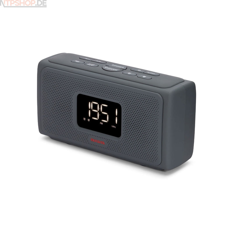 Laden Sie das Bild in Galerie -Viewer, Aiwa CRU-80BT Bluetooth Lautsprecher mit Funkuhr - New-Tech-Products GmbH NTP NTPShop.de www.ntpshop.de www.new-tech-products.de all4living Onlineshop Online Store Gadgets Elektrogeräte