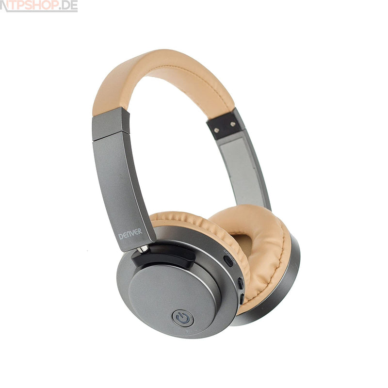Laden Sie das Bild in Galerie -Viewer, Denver BTN-206 Sand On-Ear Bluetooth Kopfhörer mit Noise Cancelling - New-Tech-Products GmbH NTP NTPShop.de www.ntpshop.de www.new-tech-products.de all4living Onlineshop Online Store Gadgets Elektrogeräte