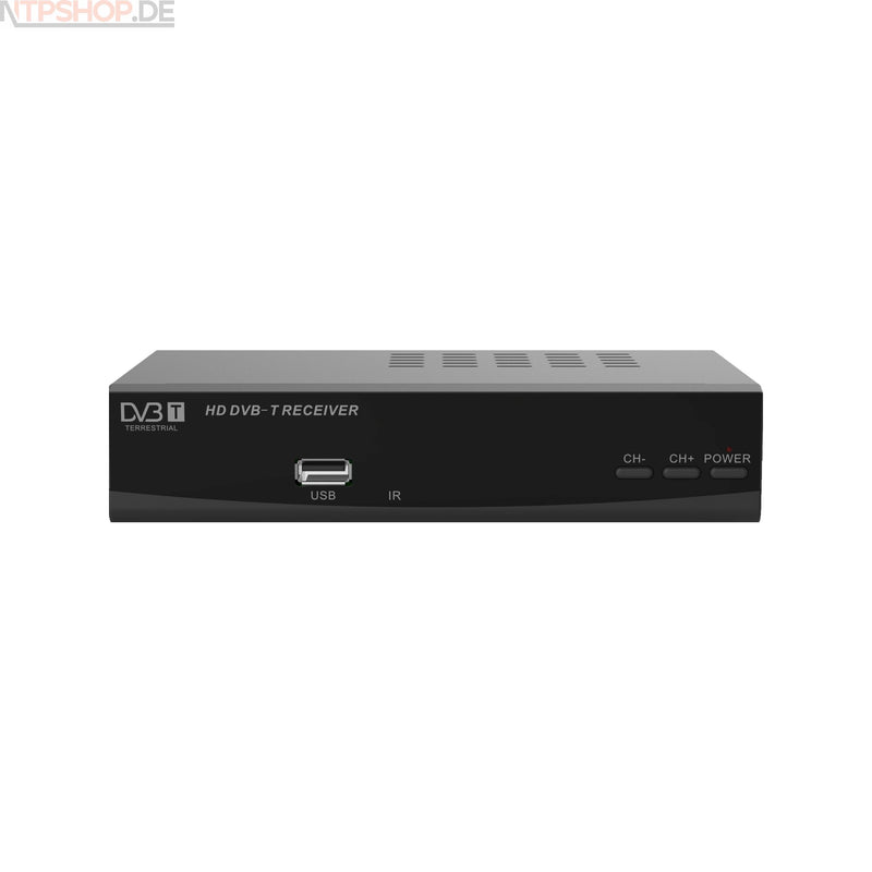 Laden Sie das Bild in Galerie -Viewer, Denver DTB-136H DVB-T2 H.265 Settop-Box für FTA-Kanäle (Free-to-Air) - New-Tech-Products GmbH NTP NTPShop.de www.ntpshop.de www.new-tech-products.de all4living Onlineshop Online Store Gadgets Elektrogeräte