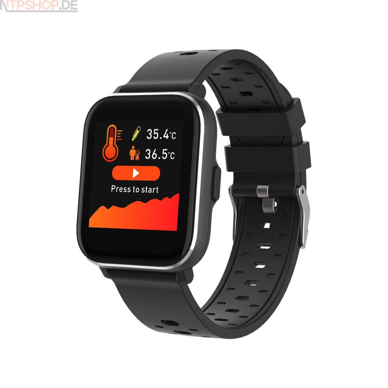 Laden Sie das Bild in Galerie -Viewer, Denver SW-162 Bluetooth-Smartwatch mit Körpertemperatur- und Herzfrequenzsensor - New-Tech-Products GmbH NTP NTPShop.de www.ntpshop.de www.new-tech-products.de all4living Onlineshop Online Store Gadgets Elektrogeräte
