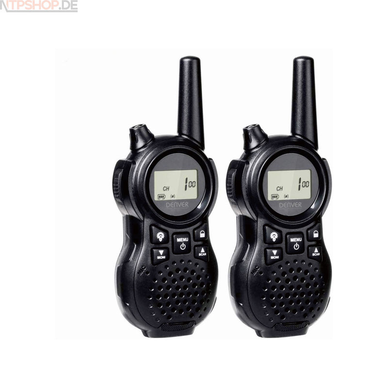 Laden Sie das Bild in Galerie -Viewer, Denver WTA-446 Walkie-Talkie-Twin-Set mit 2 Mobilteile - New-Tech-Products GmbH NTP NTPShop.de www.ntpshop.de www.new-tech-products.de all4living Onlineshop Online Store Gadgets Elektrogeräte