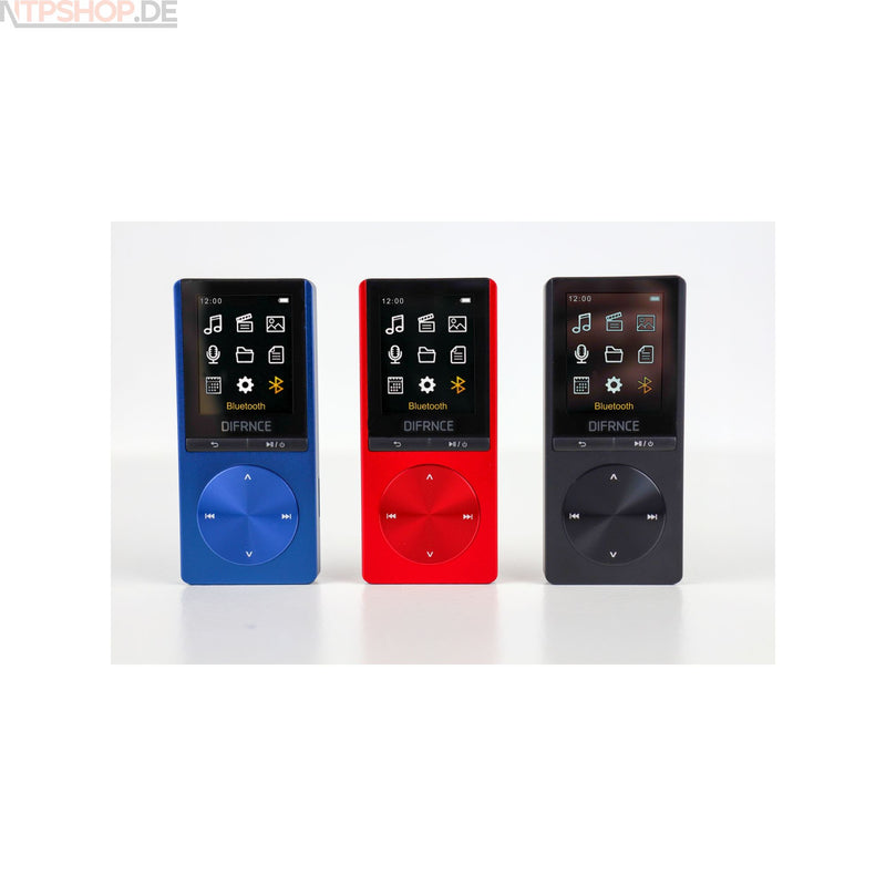 Laden Sie das Bild in Galerie -Viewer, Difrnce MP1820 MP4-Player mit 4GB Speicher und mit Bluetooth - New-Tech-Products GmbH NTP NTPShop.de www.ntpshop.de www.new-tech-products.de all4living Onlineshop Online Store Gadgets Elektrogeräte
