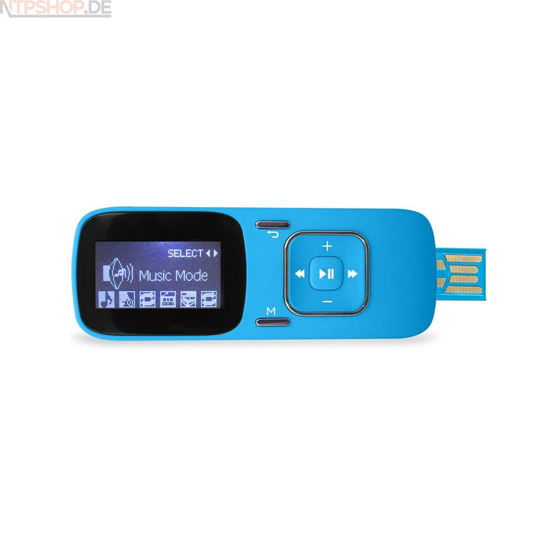 Laden Sie das Bild in Galerie -Viewer, Difrnce MP852 MP3 Player mit integriertem USB Stick blau - New-Tech-Products GmbH NTP NTPShop.de www.ntpshop.de www.new-tech-products.de all4living Onlineshop Online Store Gadgets Elektrogeräte