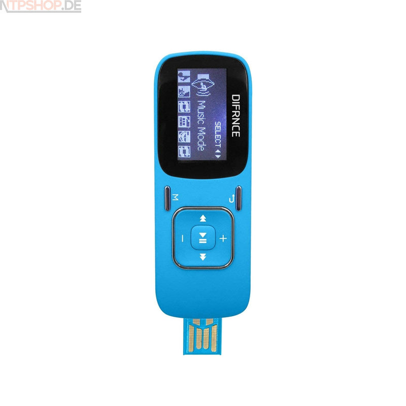 Laden Sie das Bild in Galerie -Viewer, Difrnce MP852 MP3 Player mit integriertem USB Stick blau - New-Tech-Products GmbH NTP NTPShop.de www.ntpshop.de www.new-tech-products.de all4living Onlineshop Online Store Gadgets Elektrogeräte