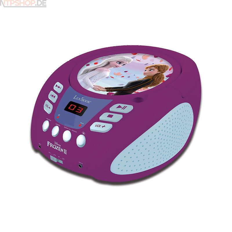 Laden Sie das Bild in Galerie -Viewer, Lexibook RCD109FZ Frozen 2 Bluetooth CD-Player mit LED Beleuchtung - New-Tech-Products GmbH NTP NTPShop.de www.ntpshop.de www.new-tech-products.de all4living Onlineshop Online Store Gadgets Elektrogeräte
