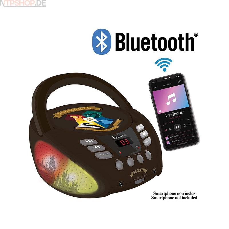Laden Sie das Bild in Galerie -Viewer, Lexibook RCD109HP Harry Potter Bluetooth CD-Player mit LED Beleuchtung - New-Tech-Products GmbH NTP NTPShop.de www.ntpshop.de www.new-tech-products.de all4living Onlineshop Online Store Gadgets Elektrogeräte