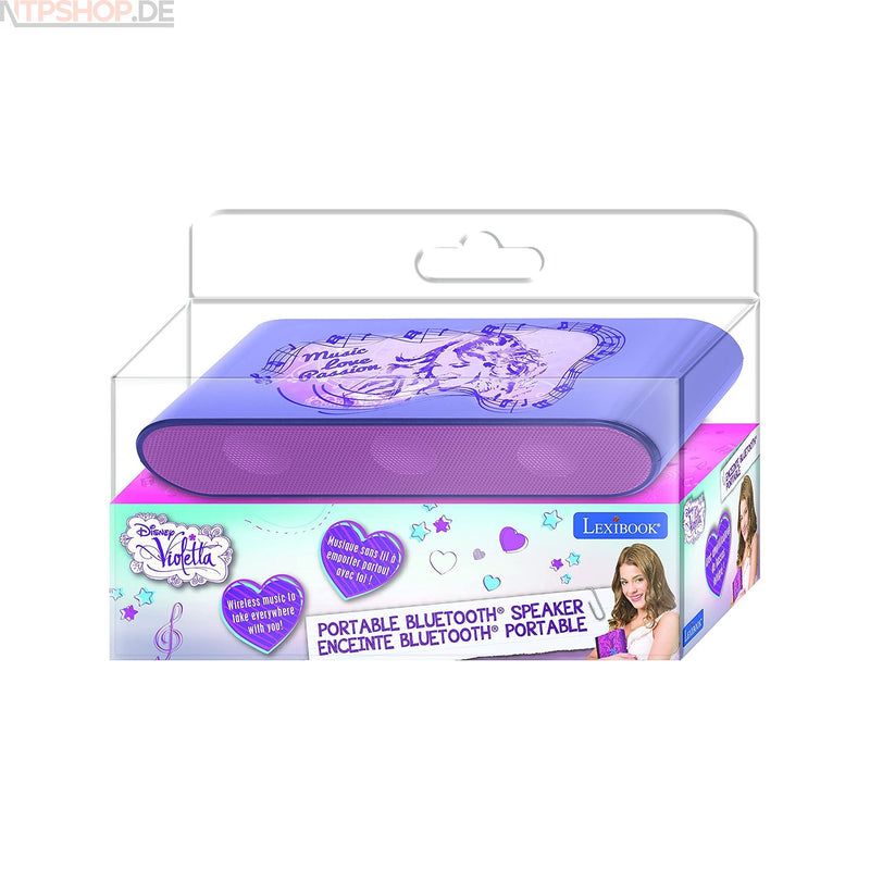 Laden Sie das Bild in Galerie -Viewer, Lexibook BT350VI Portabler Bluetooth-Lautsprecher Violetta - New-Tech-Products GmbH NTP NTPShop.de www.ntpshop.de www.new-tech-products.de all4living Onlineshop Online Store Gadgets Elektrogeräte