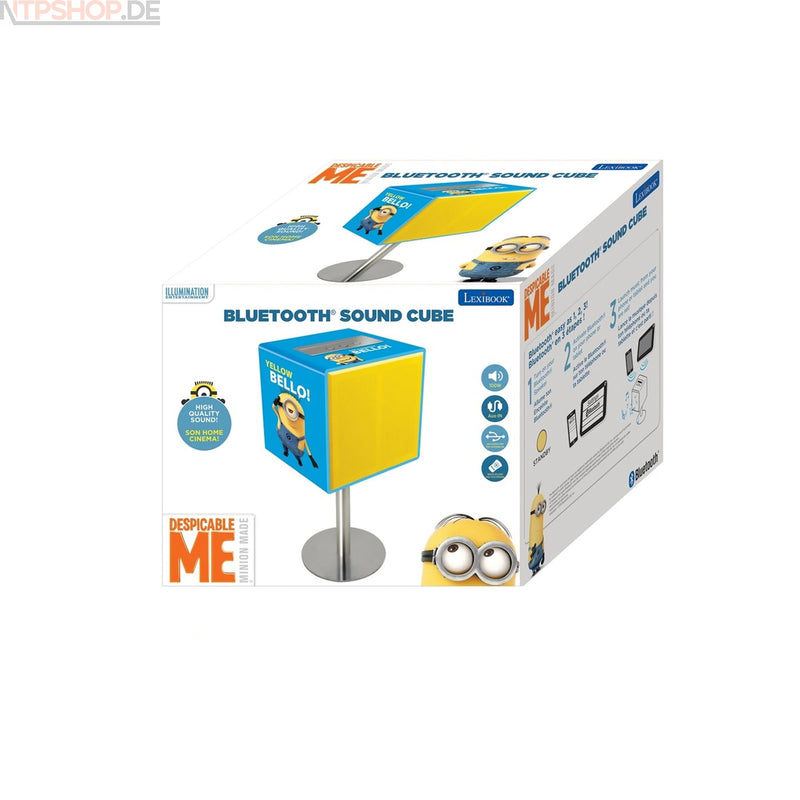 Laden Sie das Bild in Galerie -Viewer, Lexibook BTC100DES Bluetooth Lautsprecher im Minions Design - New-Tech-Products GmbH NTP NTPShop.de www.ntpshop.de www.new-tech-products.de all4living Onlineshop Online Store Gadgets Elektrogeräte