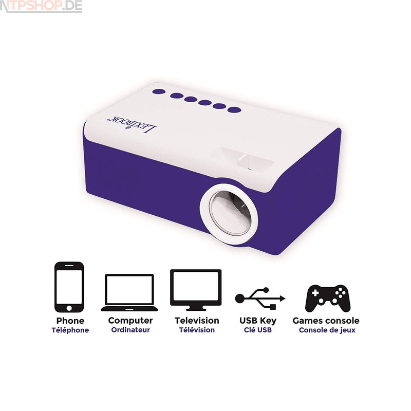 Laden Sie das Bild in Galerie -Viewer, Lexibook PRJ150 Mini HD Videoprojektor - New-Tech-Products GmbH NTP NTPShop.de www.ntpshop.de www.new-tech-products.de all4living Onlineshop Online Store Gadgets Elektrogeräte