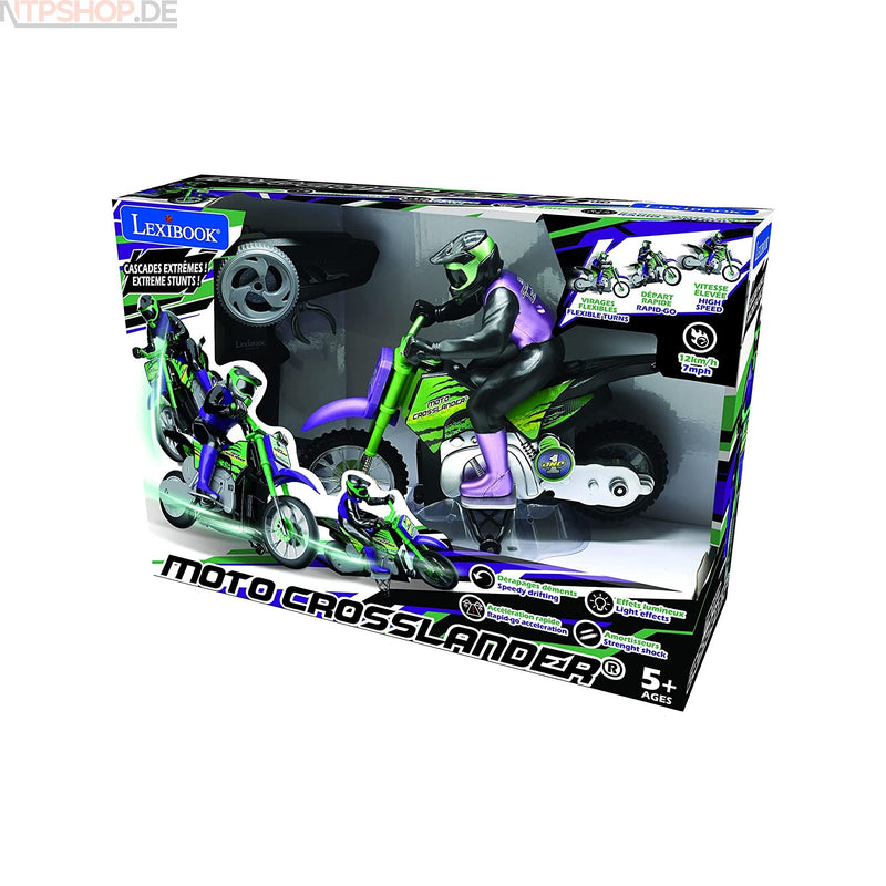 Laden Sie das Bild in Galerie -Viewer, Lexibook RC18 Crosslander Funkferngesteuertes Motorrad - New-Tech-Products GmbH NTP NTPShop.de www.ntpshop.de www.new-tech-products.de all4living Onlineshop Online Store Gadgets Elektrogeräte