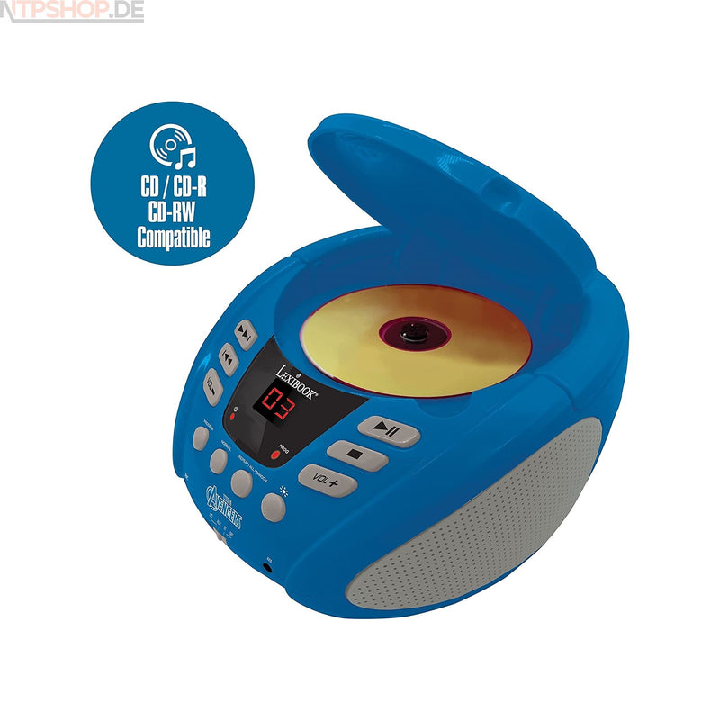 Laden Sie das Bild in Galerie -Viewer, Lexibook RCD109AV Avengers Bluetooth CD-Player mit LED Beleuchtung - New-Tech-Products GmbH NTP NTPShop.de www.ntpshop.de www.new-tech-products.de all4living Onlineshop Online Store Gadgets Elektrogeräte
