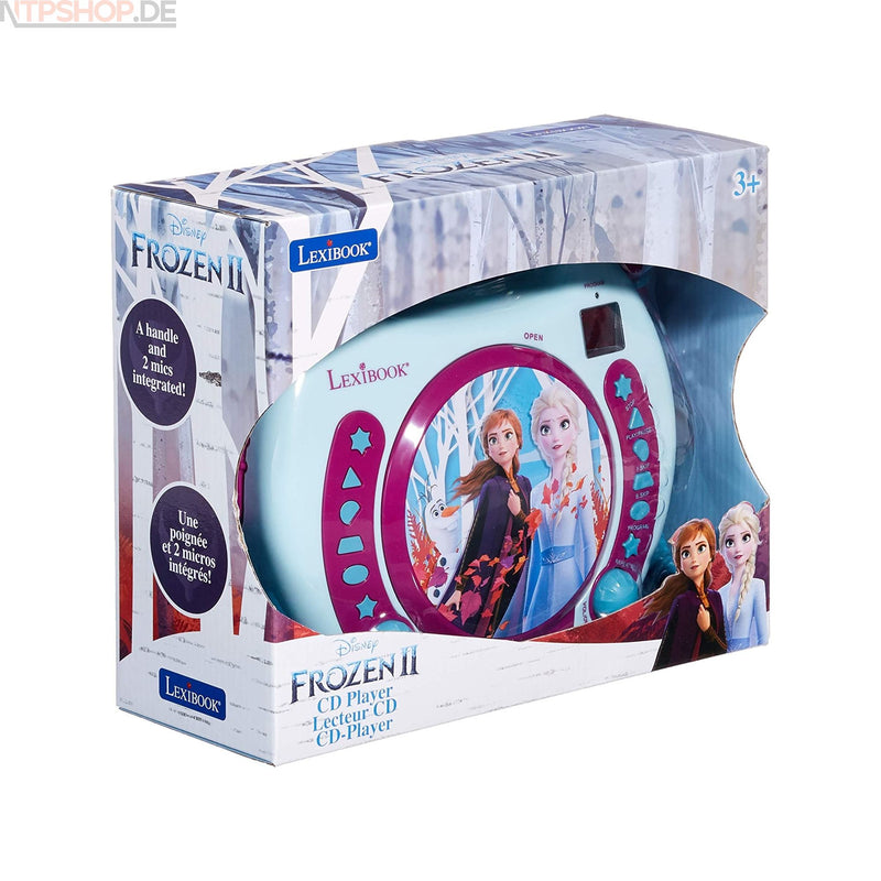 Laden Sie das Bild in Galerie -Viewer, Lexibook RCDK100FZ CD-Player mit Karaokefunktion im Frozen Design - New-Tech-Products GmbH NTP NTPShop.de www.ntpshop.de www.new-tech-products.de all4living Onlineshop Online Store Gadgets Elektrogeräte