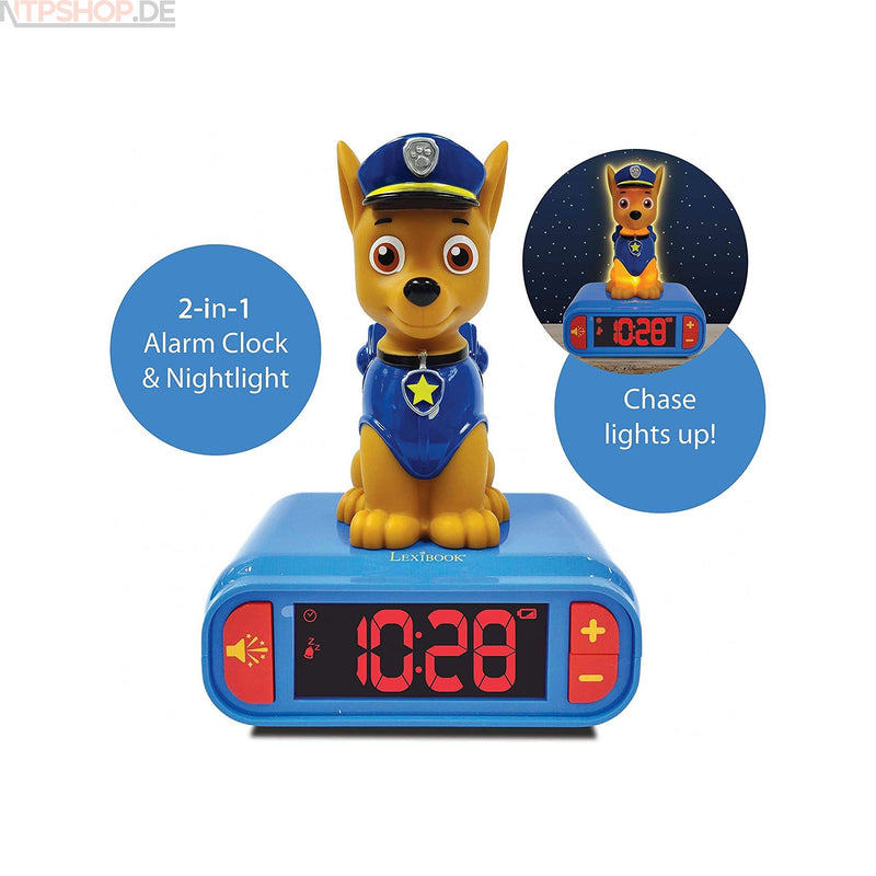 Laden Sie das Bild in Galerie -Viewer, Lexibook RL800PA Kinderwecker Paw Patrol mit LED Nachtlicht Funktion - New-Tech-Products GmbH NTP NTPShop.de www.ntpshop.de www.new-tech-products.de all4living Onlineshop Online Store Gadgets Elektrogeräte