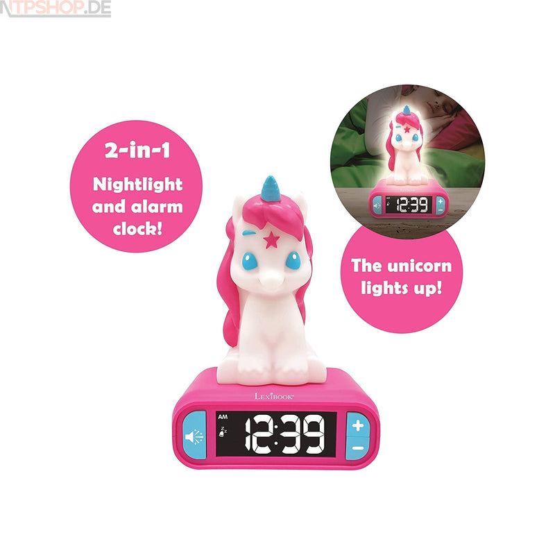 Laden Sie das Bild in Galerie -Viewer, Lexibook RL800UNI Kinderwecker Einhorn mit LED Nachtlicht Funktion - New-Tech-Products GmbH NTP NTPShop.de www.ntpshop.de www.new-tech-products.de all4living Onlineshop Online Store Gadgets Elektrogeräte