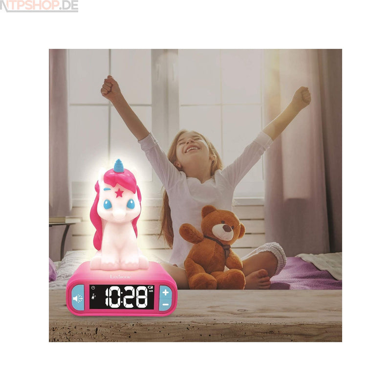 Laden Sie das Bild in Galerie -Viewer, Lexibook RL800UNI Kinderwecker Einhorn mit LED Nachtlicht Funktion - New-Tech-Products GmbH NTP NTPShop.de www.ntpshop.de www.new-tech-products.de all4living Onlineshop Online Store Gadgets Elektrogeräte