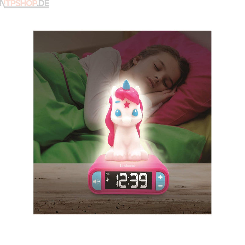Laden Sie das Bild in Galerie -Viewer, Lexibook RL800UNI Kinderwecker Einhorn mit LED Nachtlicht Funktion - New-Tech-Products GmbH NTP NTPShop.de www.ntpshop.de www.new-tech-products.de all4living Onlineshop Online Store Gadgets Elektrogeräte