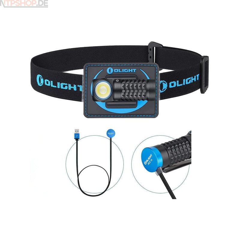 Laden Sie das Bild in Galerie -Viewer, Olight Perun Mini Kit Wiederaufladbare LED Stirnlampe 1000 Lumen - New-Tech-Products GmbH NTP NTPShop.de www.ntpshop.de www.new-tech-products.de all4living Onlineshop Online Store Gadgets Elektrogeräte