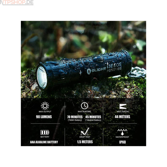 Olight i3E EOS Taschenlampe - New-Tech-Products GmbH NTP NTPShop.de www.ntpshop.de www.new-tech-products.de all4living Onlineshop Online Store Gadgets Elektrogeräte