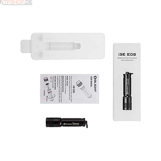 Olight i3E EOS Taschenlampe - New-Tech-Products GmbH NTP NTPShop.de www.ntpshop.de www.new-tech-products.de all4living Onlineshop Online Store Gadgets Elektrogeräte