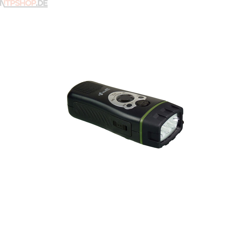 Laden Sie das Bild in Galerie -Viewer, PowerPlus Wolf- Multifunktionale LED-Taschenlampe mit 3 LED´s, FM Radio- und Alarmfunktion - New-Tech-Products GmbH NTP NTPShop.de www.ntpshop.de www.new-tech-products.de all4living Onlineshop Online Store Gadgets Elektrogeräte