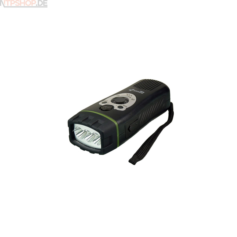 Laden Sie das Bild in Galerie -Viewer, PowerPlus Wolf- Multifunktionale LED-Taschenlampe mit 3 LED´s, FM Radio- und Alarmfunktion - New-Tech-Products GmbH NTP NTPShop.de www.ntpshop.de www.new-tech-products.de all4living Onlineshop Online Store Gadgets Elektrogeräte