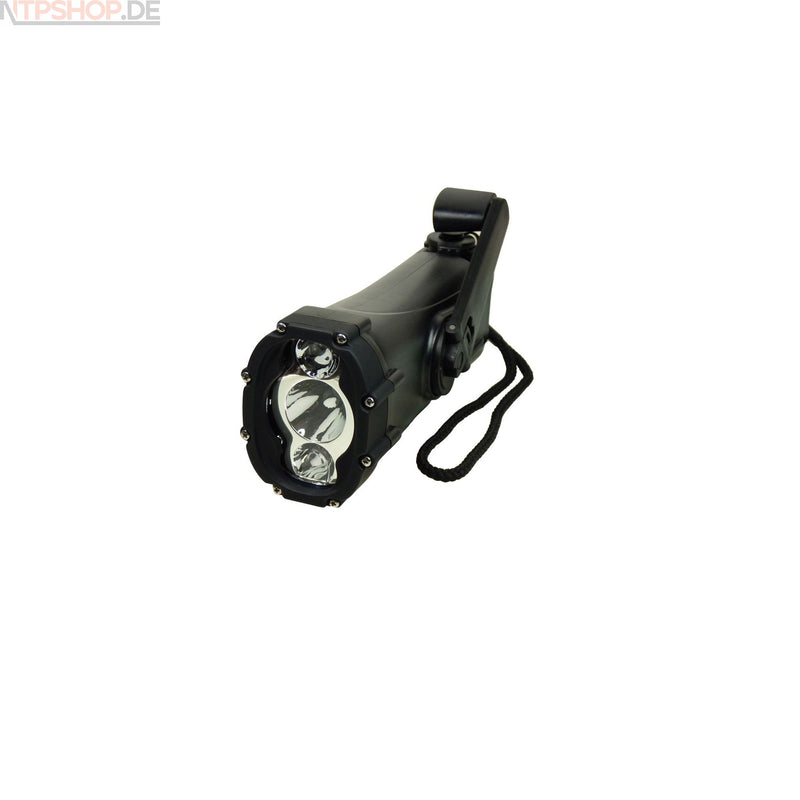 Laden Sie das Bild in Galerie -Viewer, PowerPlus Shark - Dynamo LED Taschenlampe und Notfall Charger - Wasserdicht - New-Tech-Products GmbH NTP NTPShop.de www.ntpshop.de www.new-tech-products.de all4living Onlineshop Online Store Gadgets Elektrogeräte