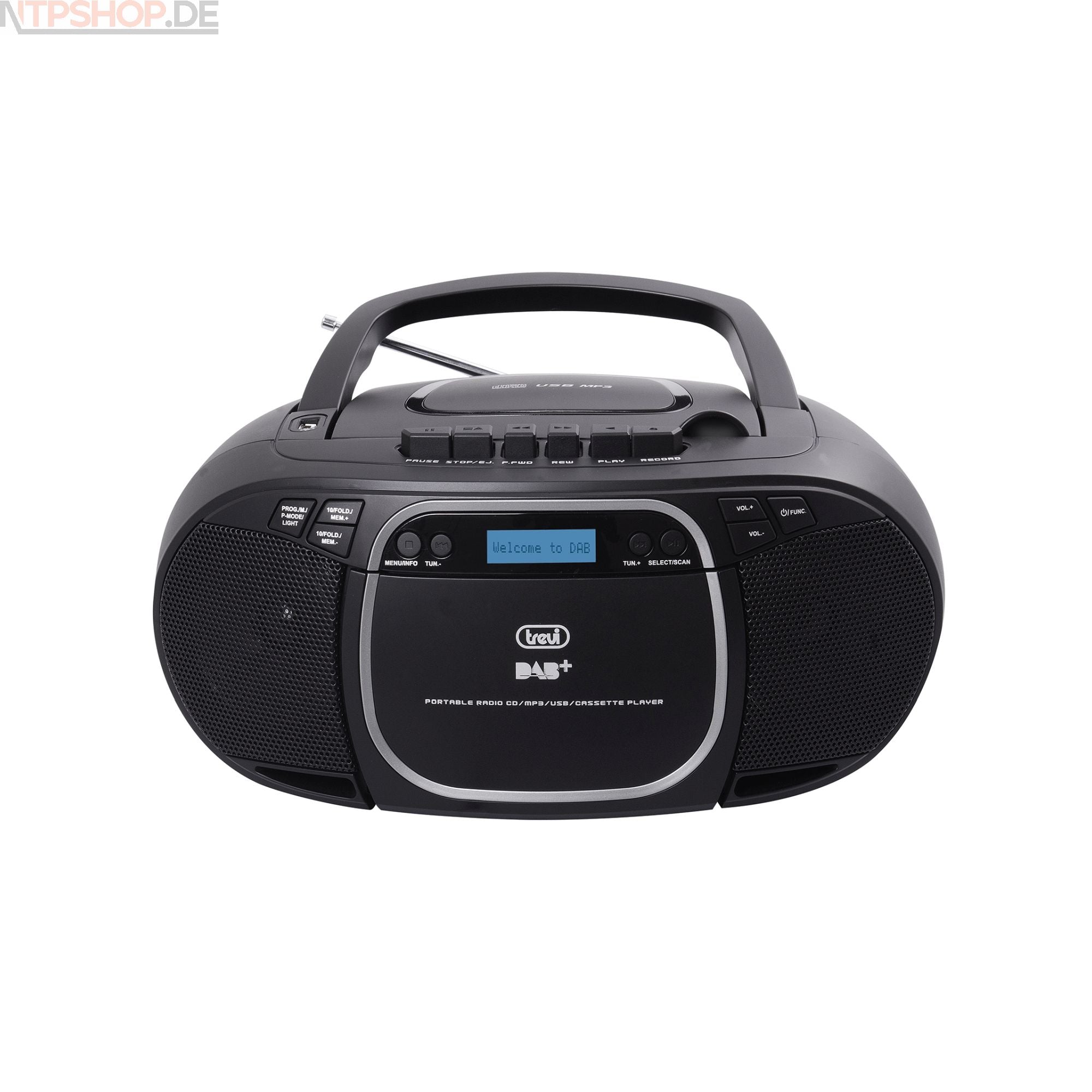 Chaîne Hi-Fi Portable Trevi CMP 588 - Radio DAB/DAB /FM RDS, CD, MP3, USB, Bluetooth, AUX Chaîne Hi-Fi Portable Trevi CMP 588 - Radio DAB/DAB /FM RDS, CD, MP3, USB, Bluetooth, AUX